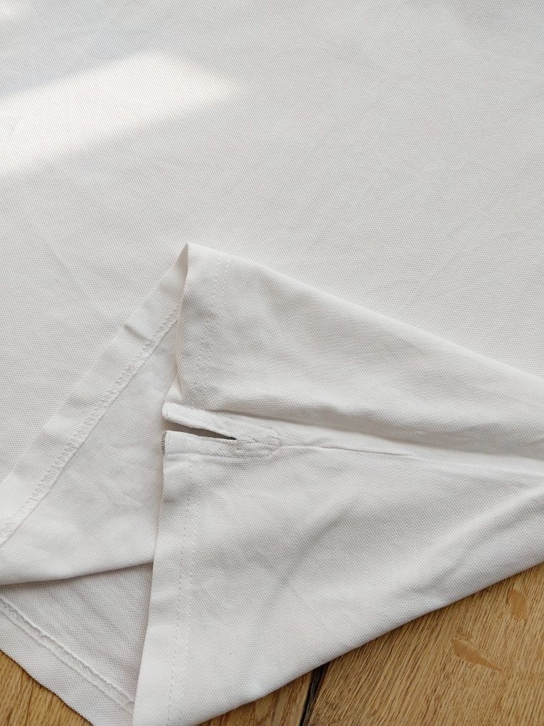 Biała koszulka Polo Tom Tailor polówka męska na krótki rękaw XXL