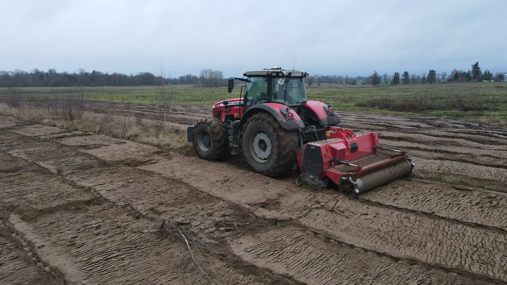 Mulczer wglebny mulczowanie frez wglebny karczowanie samosiejki