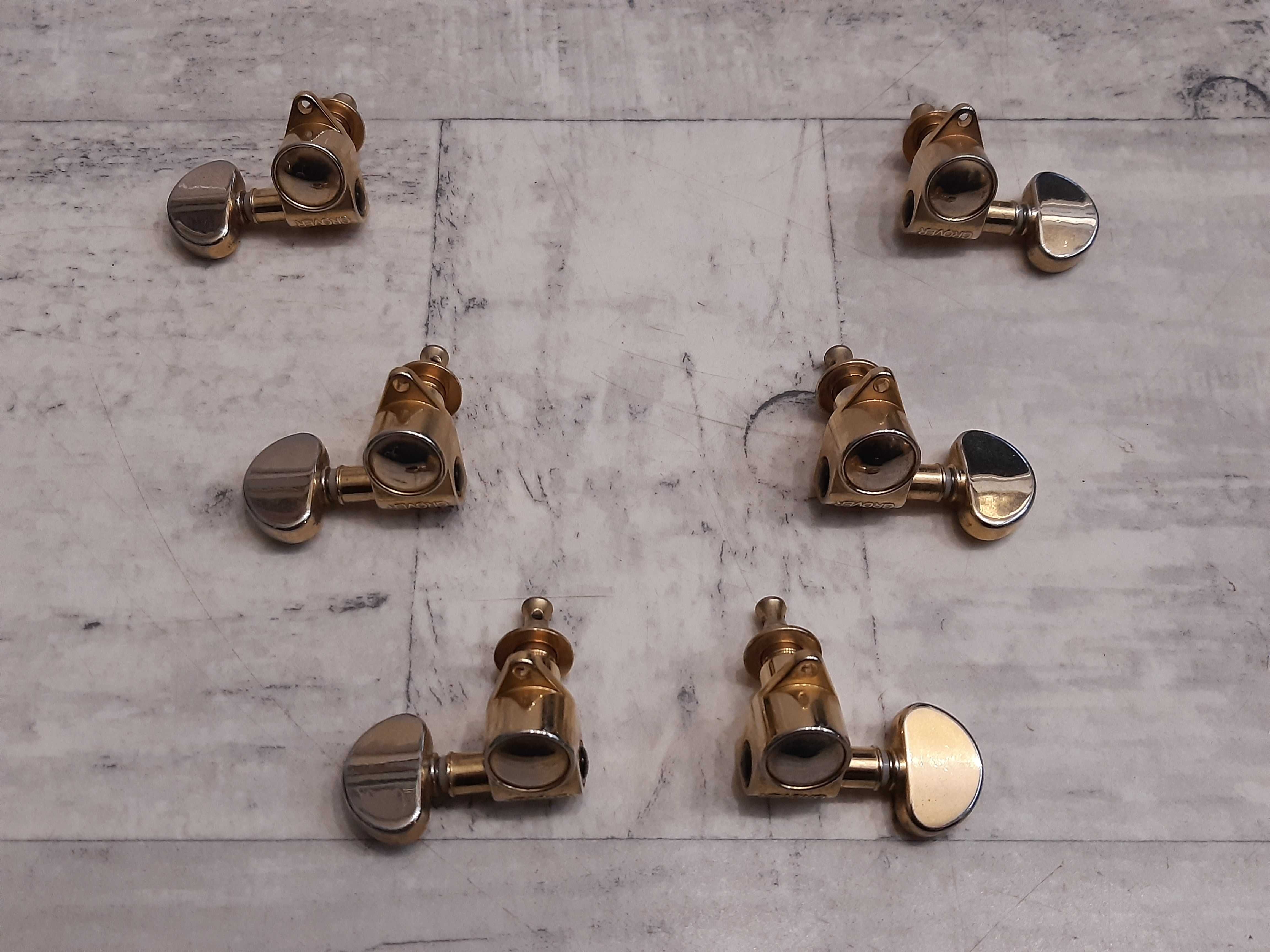 Klucze Gitarowe Grover Gold 3+3 Les Paul-SG- wysyłka lub dodam Gratis
