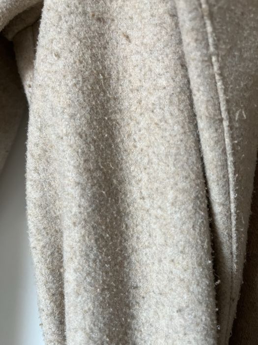 Zara casaco comprido bege tamanho M