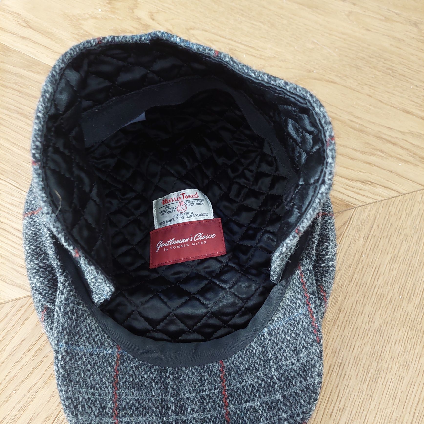 Kaszkiet męski wełna Harris Tweed Miler