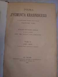 Tadeusz Pini Pisma Zygmunta Krasińskiego tom II 1904 rok