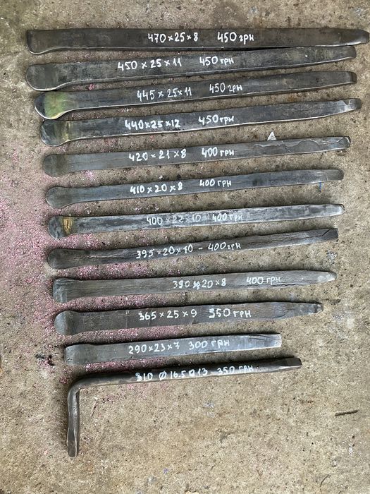 Люльковые и ударные ключи Монтировки железные и титановые гвоздодеры