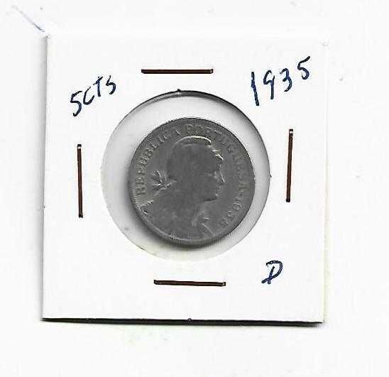 50 Centavos de 1935 - Escassa.