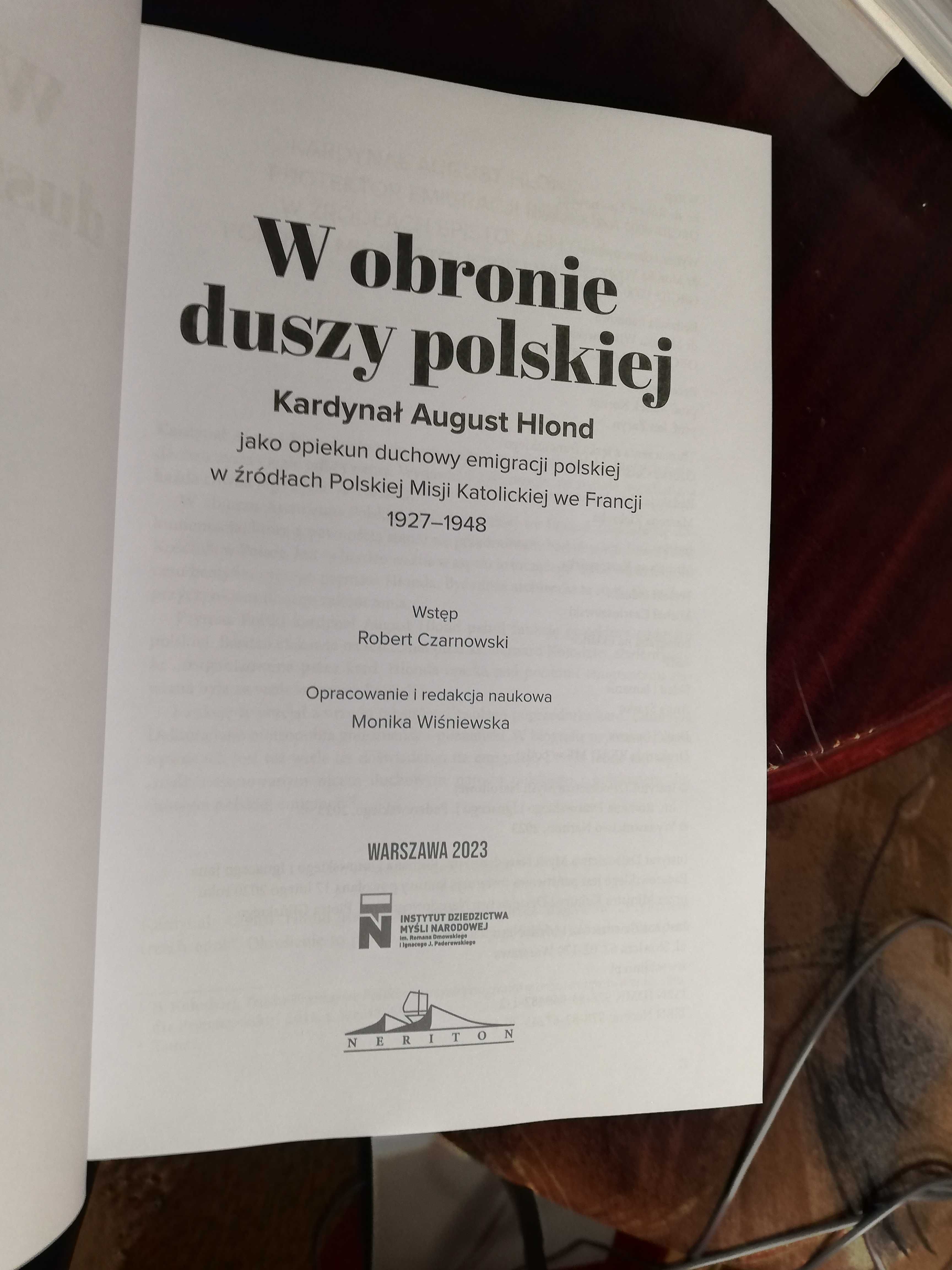 W obronie duszy Polskiej. Kardynał August Hlond.