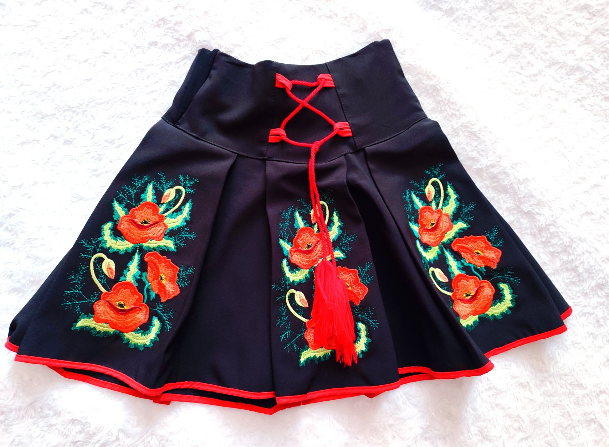 Блузка юбка костюм нарядний  Вишиванка Для дівчинки в школу комплект
