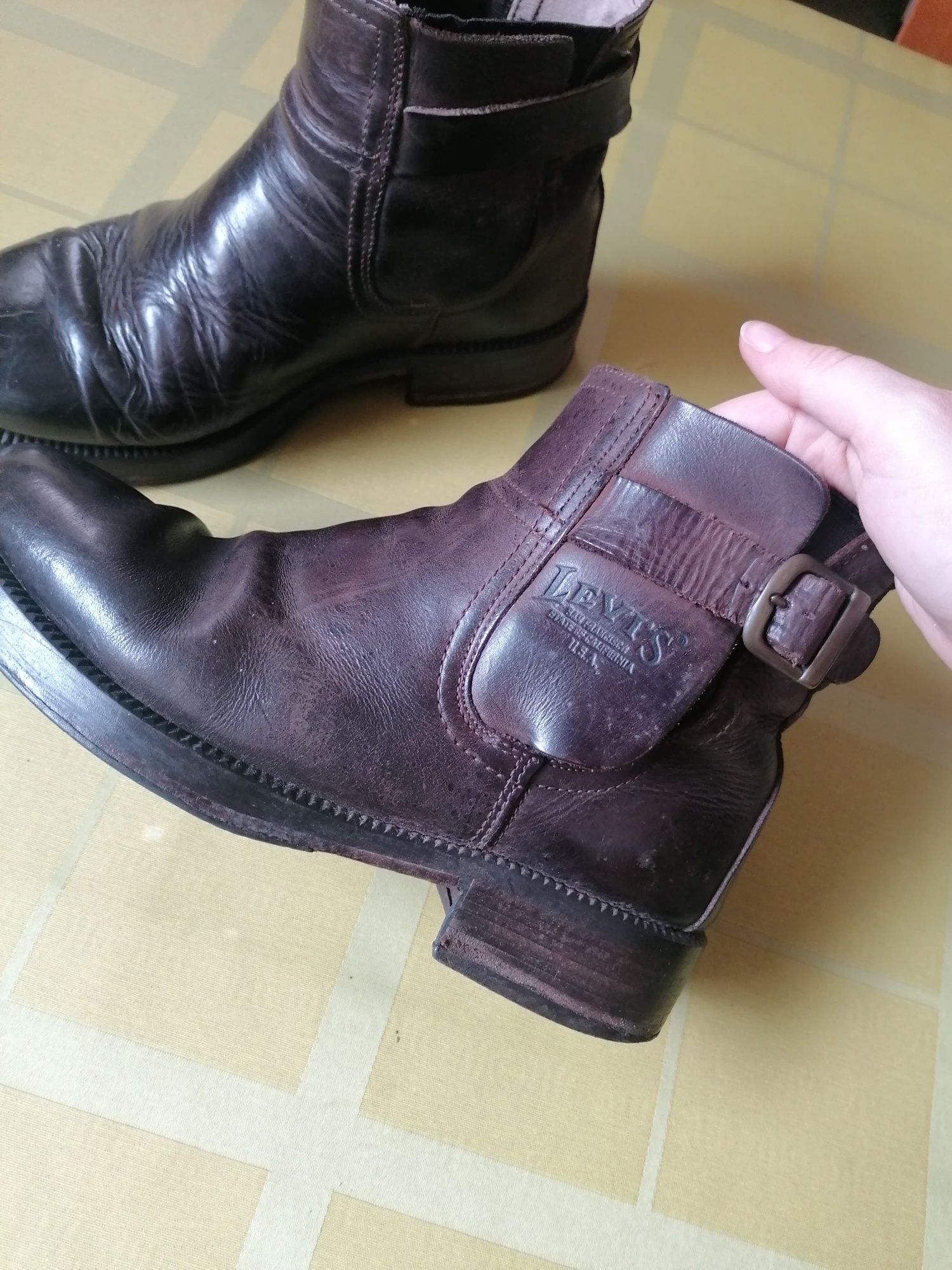 Bota de cabedal da Levi's