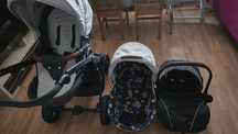 Wozek 3w1 junama baby exclusive prams
