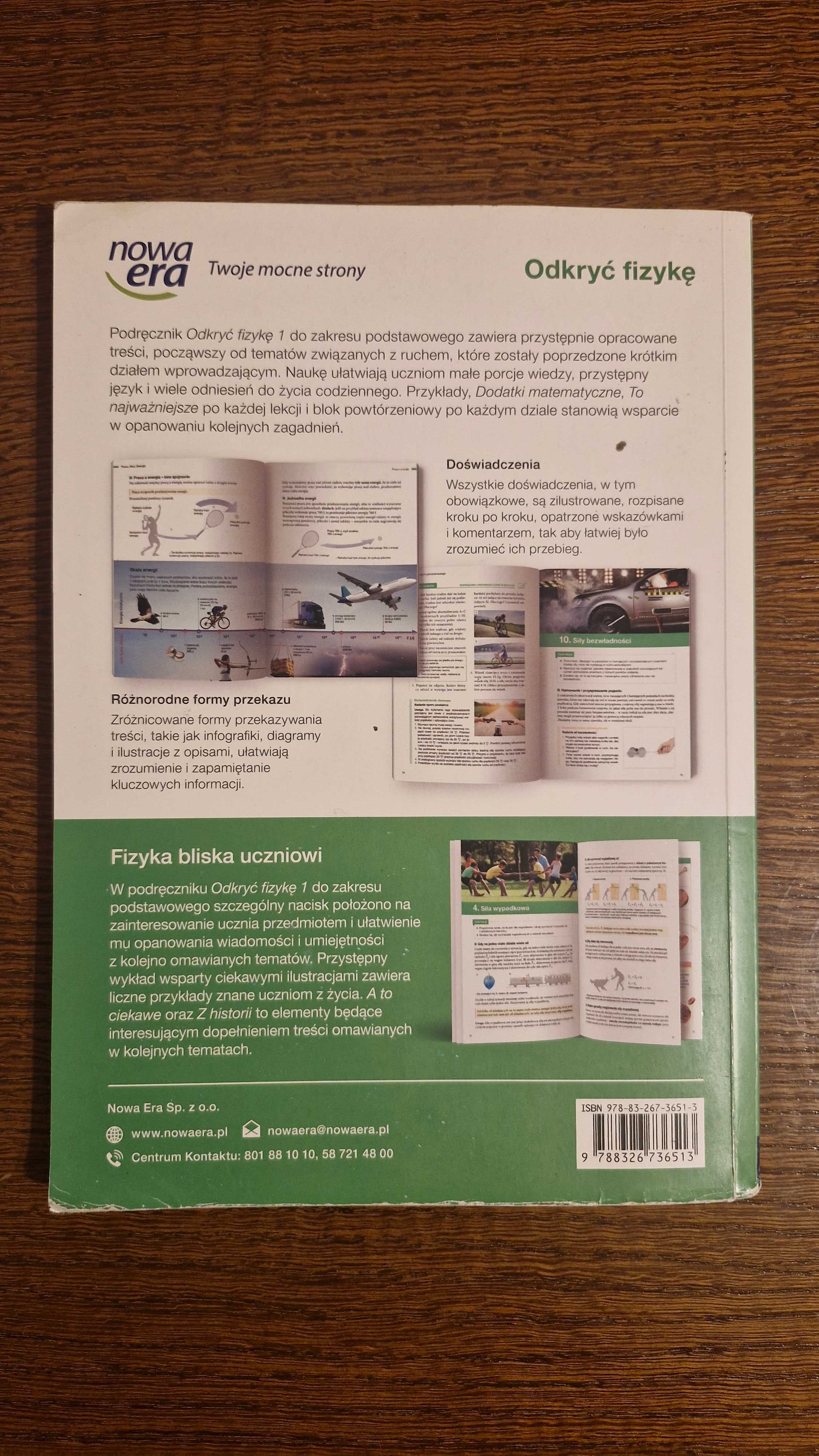 Odkryć fizykę 1. Podręcznik dla liceum i technikum.