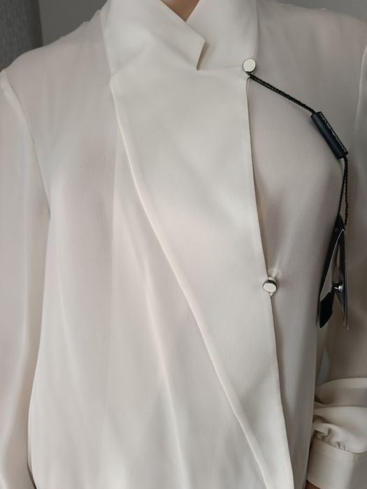 Emporio Armani - bluzka wizytowa,  jedwabna