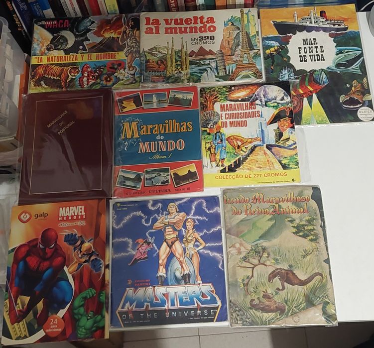 Cadernetas Completas - Várias | Ver descrição, lista e fotos