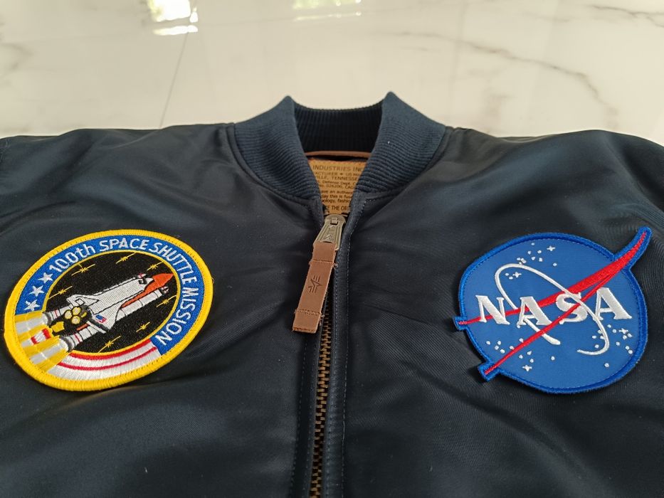 Kurtka bomberka Alpha Industries granatowa oryginał