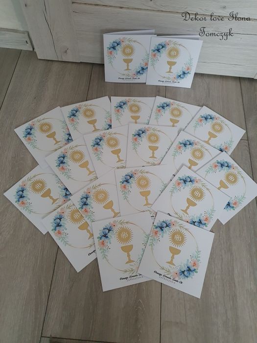 Zaproszenia na Pierwszą Komunię Świętą