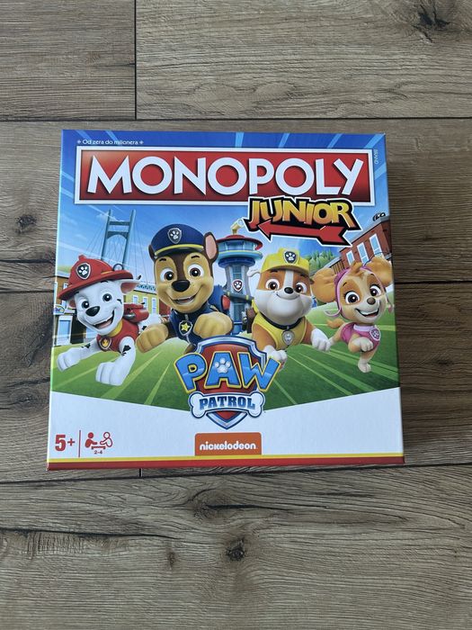 Gra planszowa dla dzieci Monopoly Junior Psi Patrol