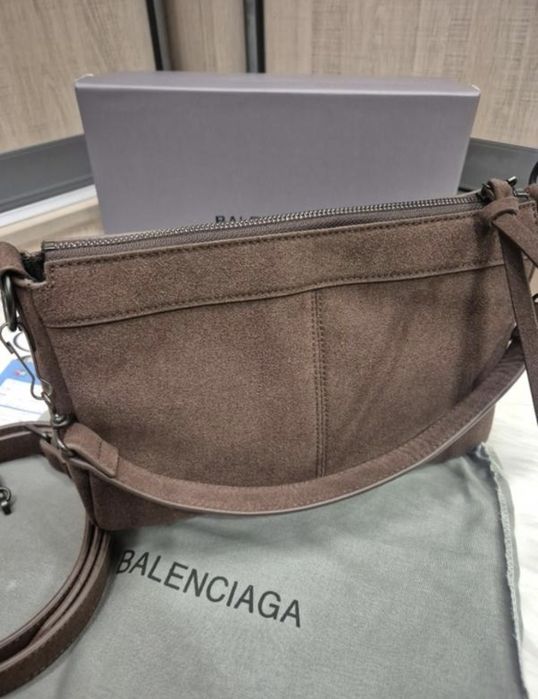 Сумка 28×18 замш