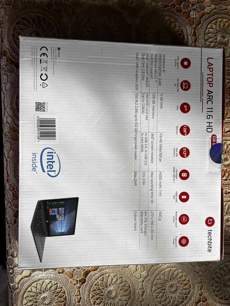NOWY laptop 2 w 1 ARC 11.6 HD marki techbite