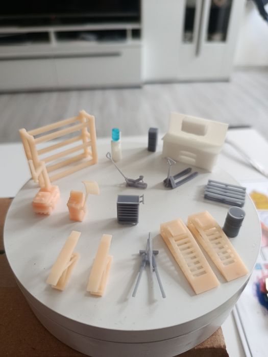 Części do dioram druk 3D