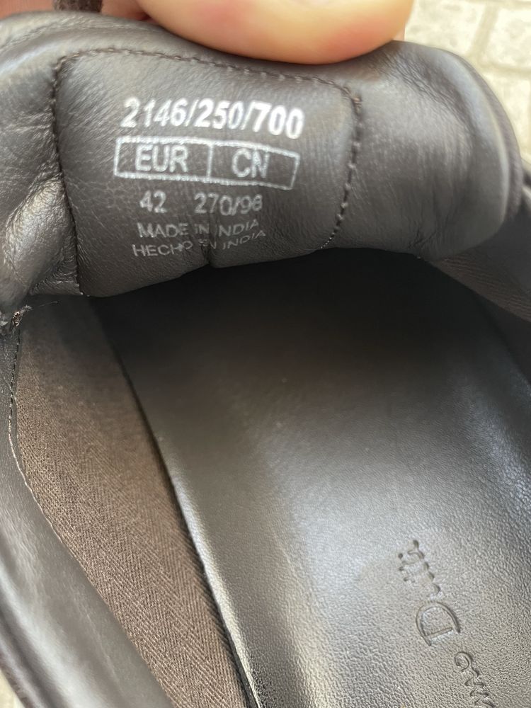 Sapatos em pele Massimo Dutti