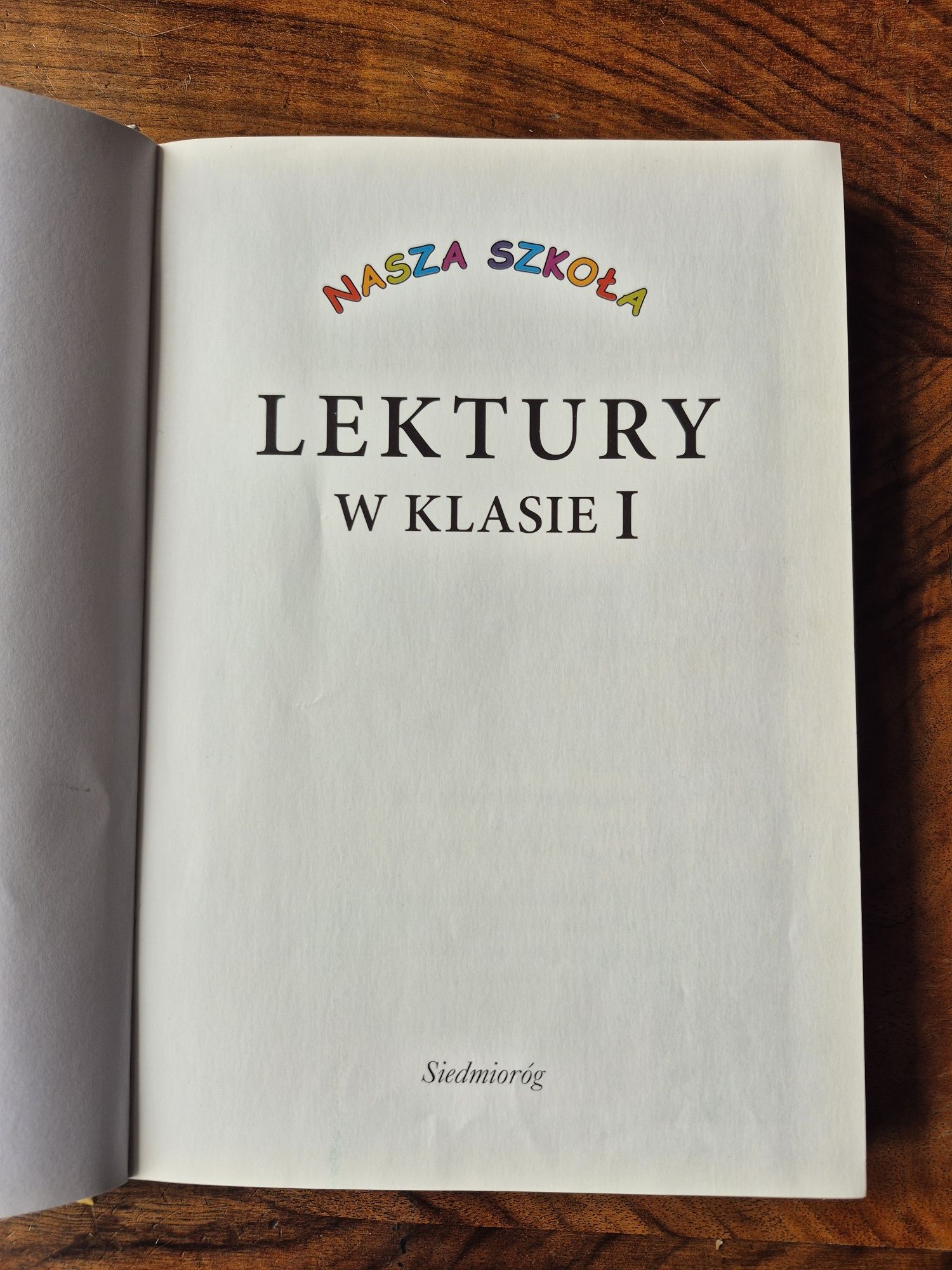 Lektury w klasie 1