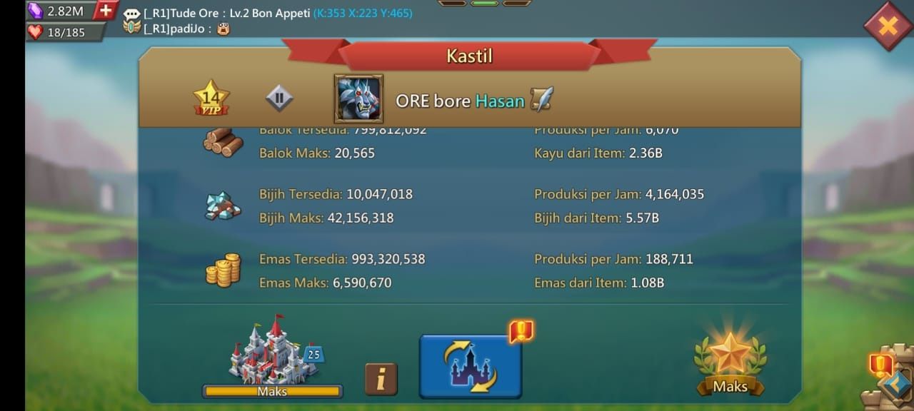Lordsmobile używana gra na pc android
