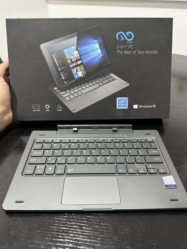 Teclado Tablet GoInfinity Windows 10 2Gb 64Gb