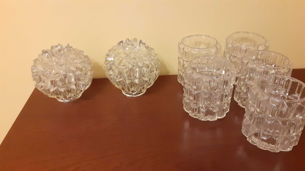 Globos vidro opalino antigos--vintage art Déco