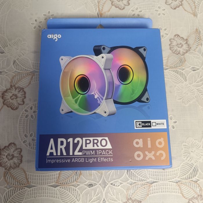 Aigo AR12PRO Black Корпусный вентилятор/кулер компьютерный
