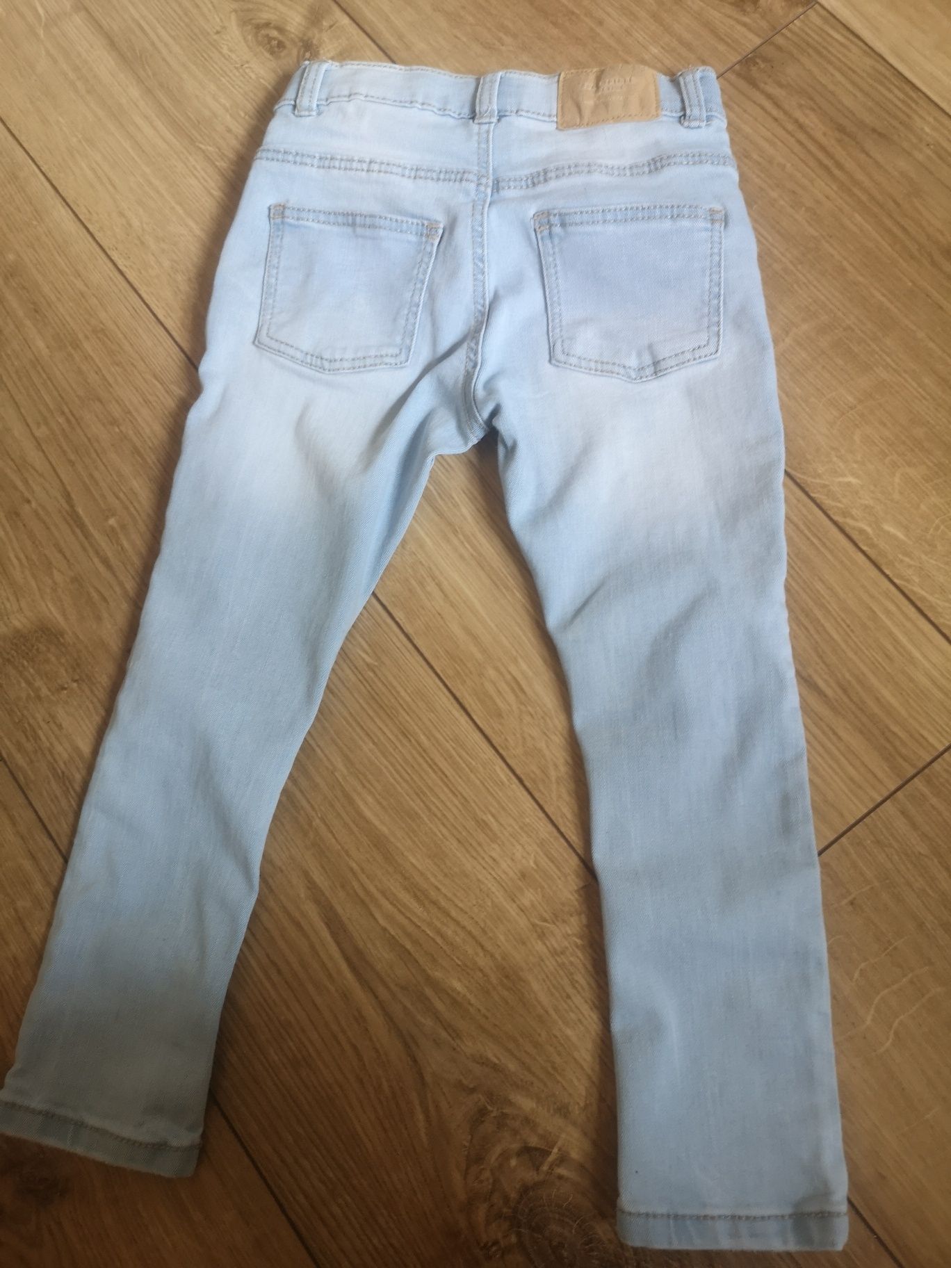 Spodnie jeansowe Zara r. 104 rurki skinny