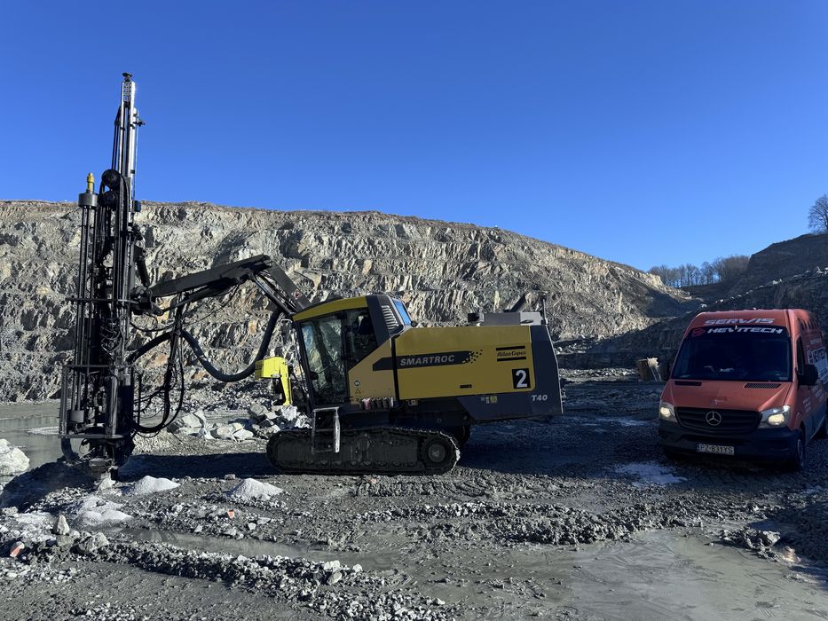 Wynajem wiertnicy pod otwory strzalowe Epiroc T40