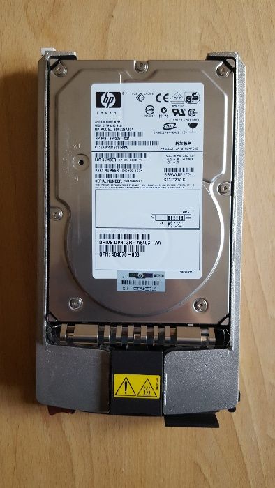 HP HDD 72.8GB 10k wide ultra 320 SCSI