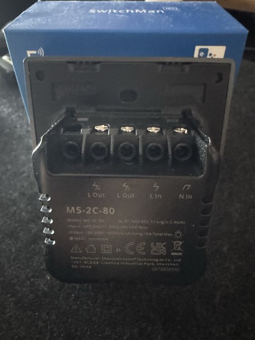 Sonoff M5 - Interruptor Inteligente Duplo