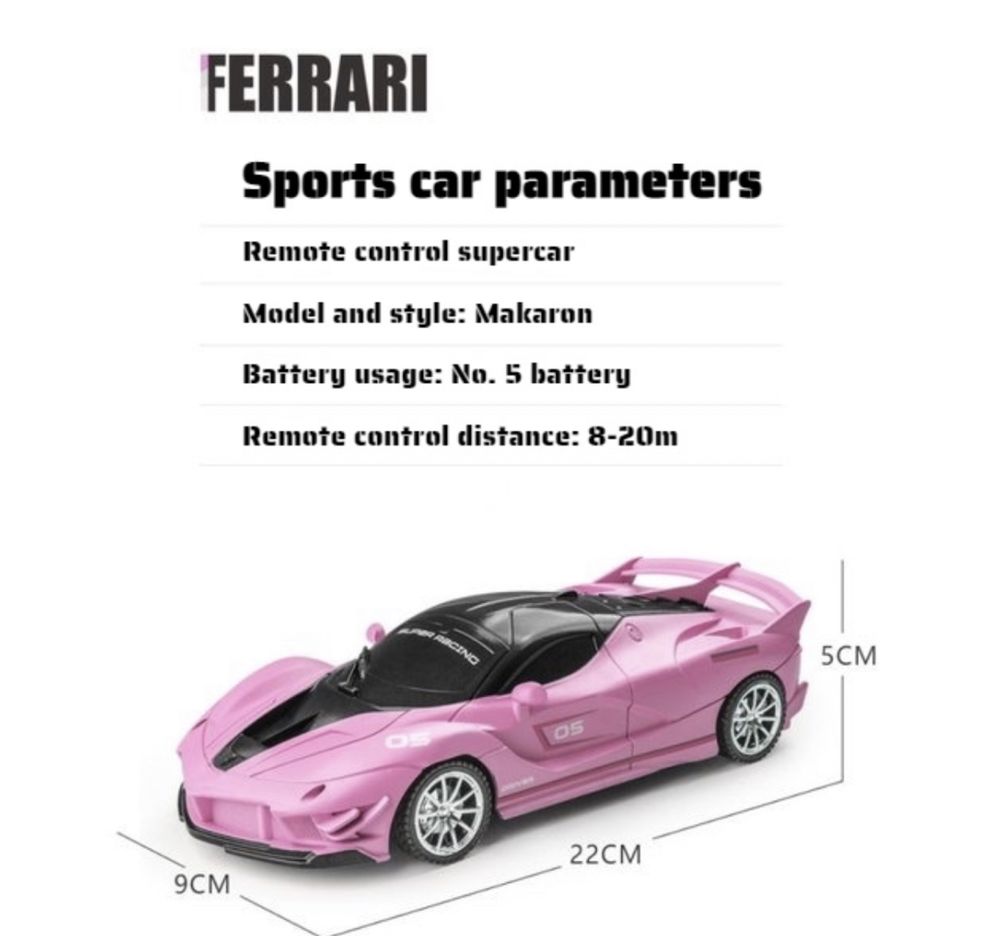 Ferrari zdalnie sterowany samochód sport zabawka prezent dla chłopca