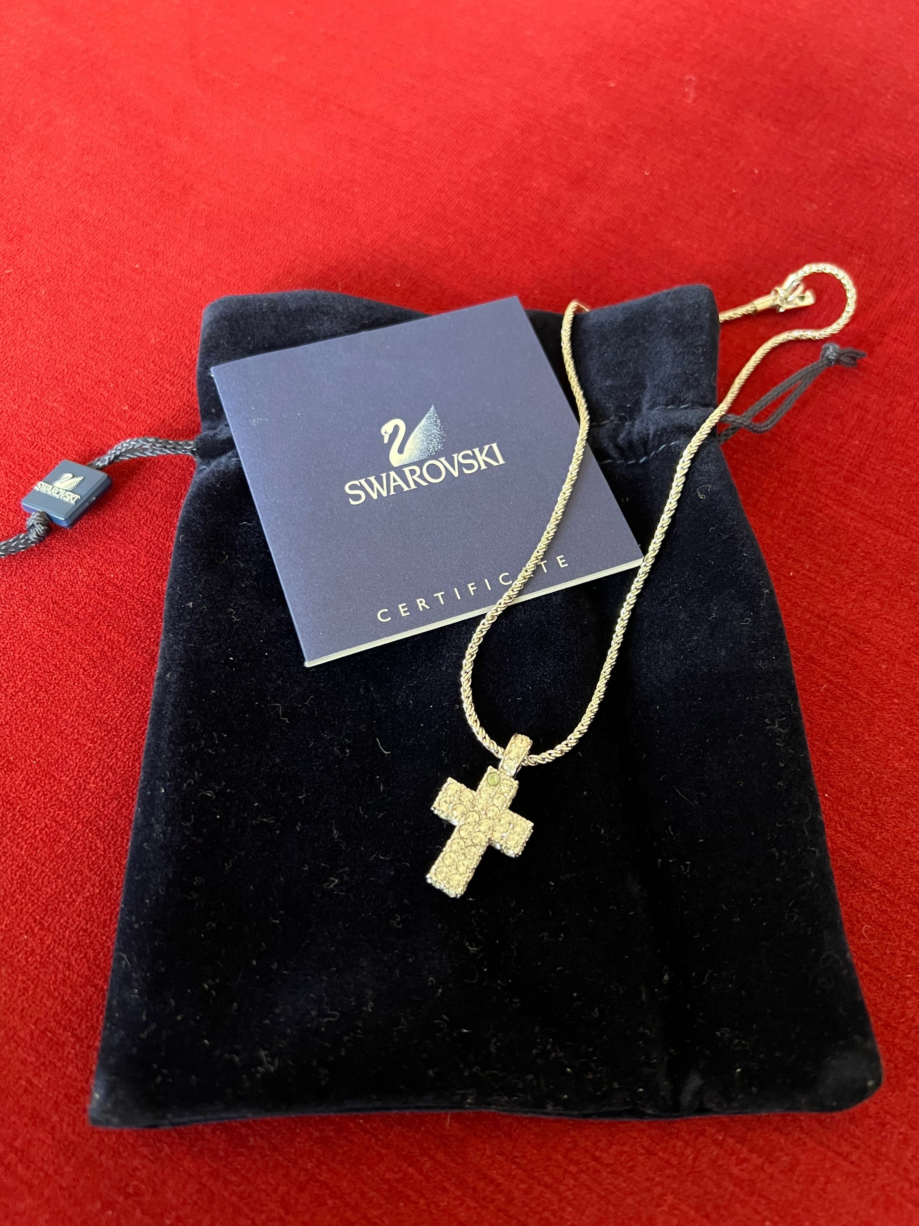 Swarovski Fio com Cruz