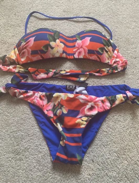 EA7 Emporio Armani strój kąpielowy bikini S nowy 2 częściowy