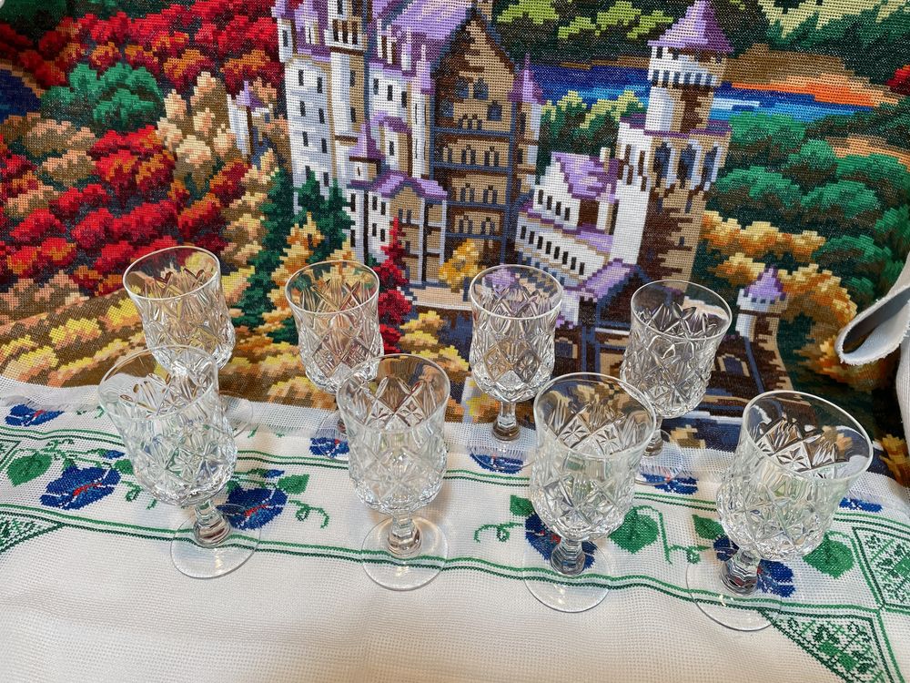Фужери латуть та хрусталь ссср.