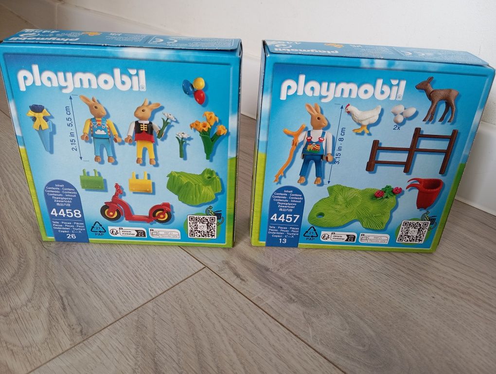 Klocki Playmobil 4458, 4457 zajączki