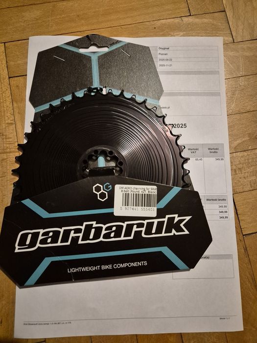 Blat zębatka Garbaruk aero 42T direct Mount 8 śrub Sram AXS jak nowa!