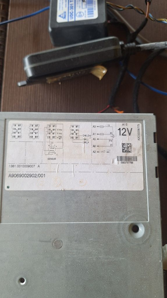 Tachograf 12v do busa z impulsatorem gps