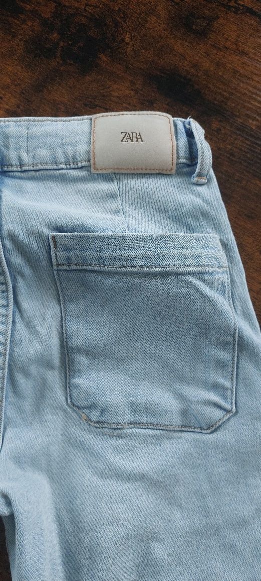 Dżinsy 140cm- Zara szerokie nogawki