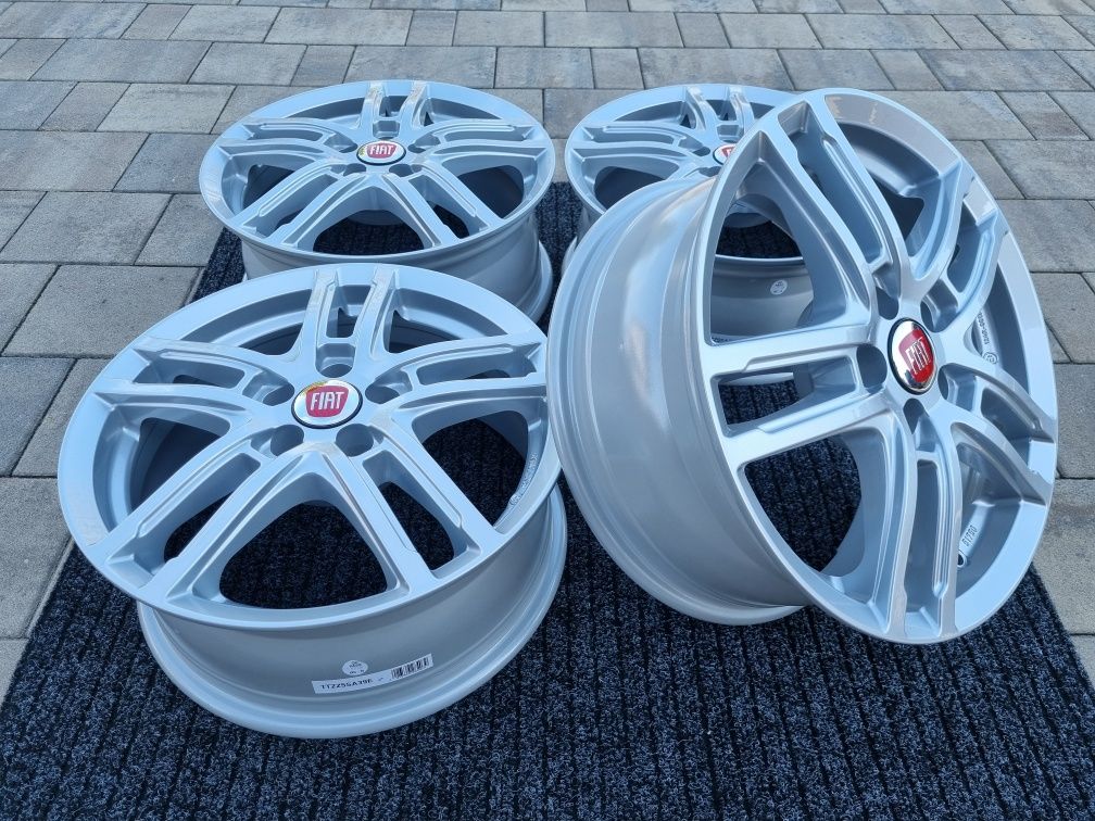 Fiat 16" Alufelgi nowe 5x98 Tipo Doblo 500 Pratico felgi alu srebrne