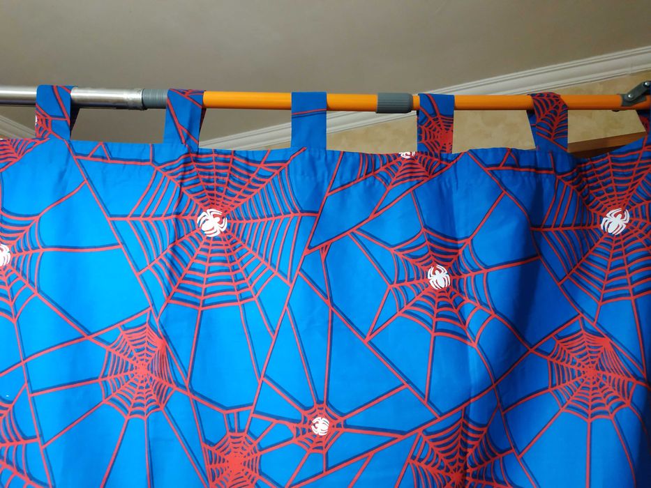 Штора людина павук spiderman в дитячу фіранка для хлопчика 160*128 см