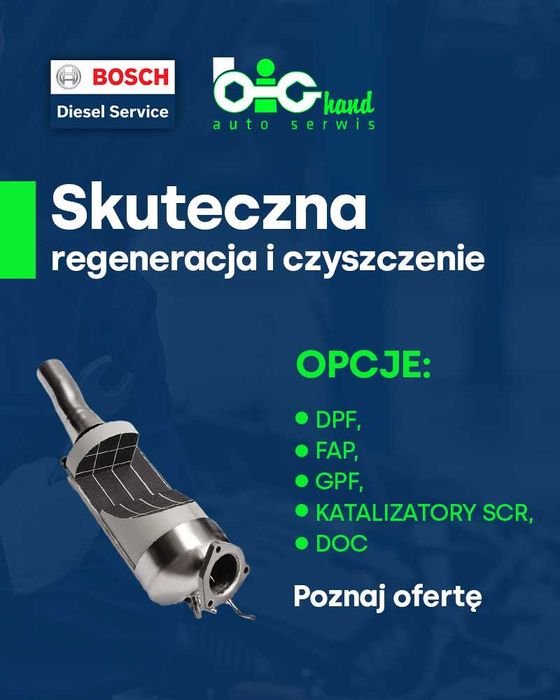 Regeneracja DPF FAP SCR AdBlue Naprawa Filtrów Parczew Powiat Parczews