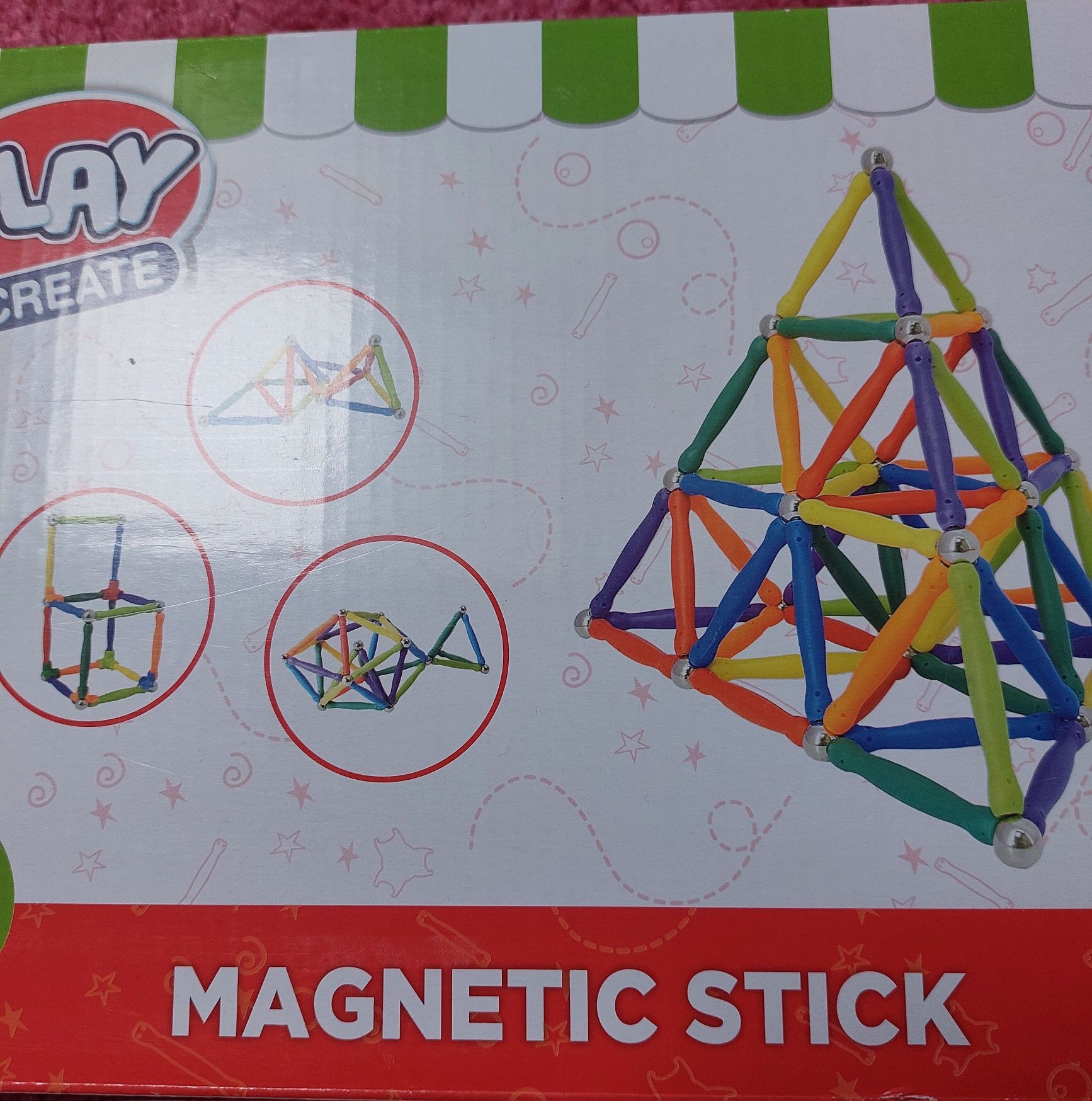 Układanka magnetic stick 8+ geoamg