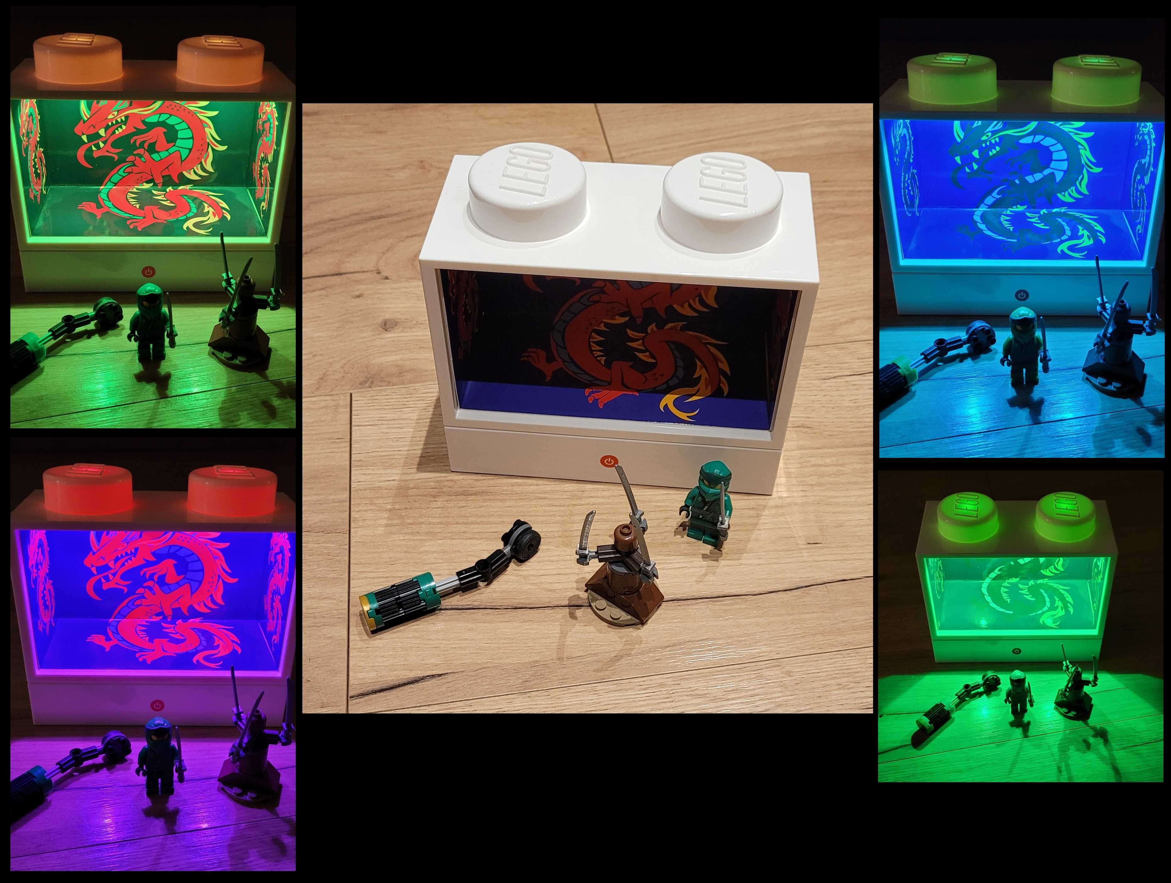 UNIKAT! LEGO NI29 Ninjago Podświetlana gablotka z minifigurką Lloyd