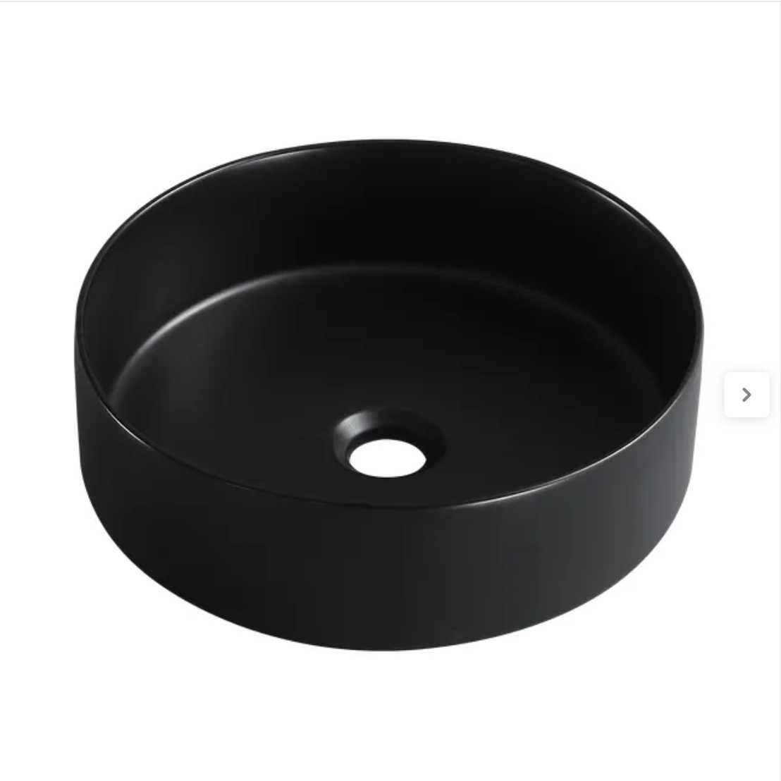 Lavatório de bancada Leroy merlin, preto, novo, sem uso. Na caixa.