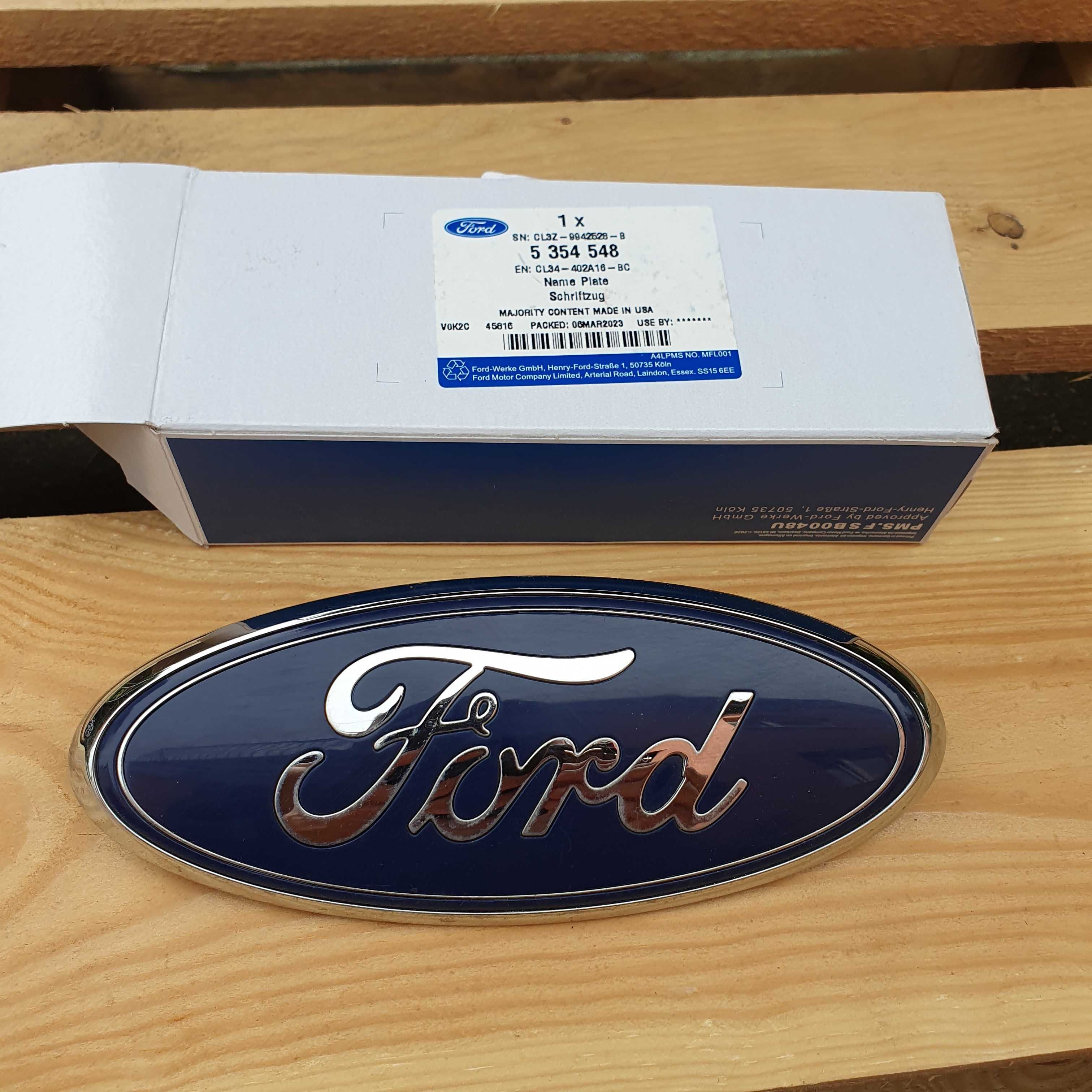 EMBLEMAT znaczek FORD RANGER klapa tył oryginał OE CL34-402A16-BC