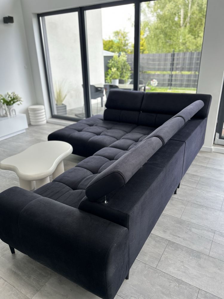 Narożnik PLAZA L z elektrycznym wysuwaniem sofa kanapa rogówka wersalk