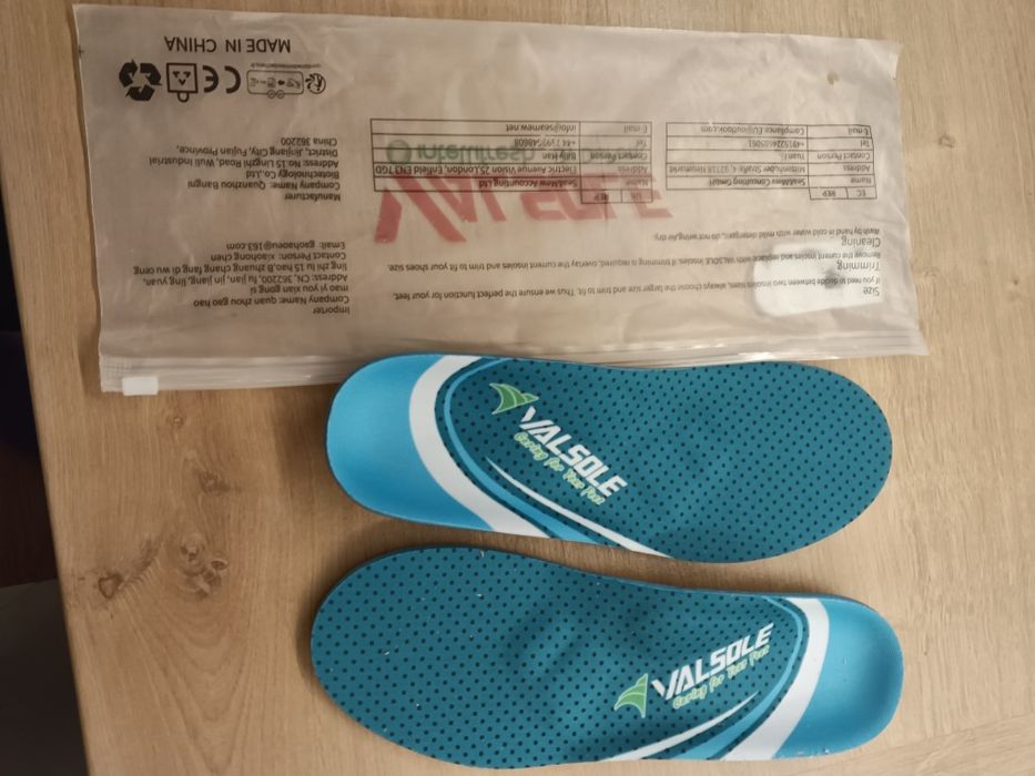 Wkładki ortopedyczne valsole