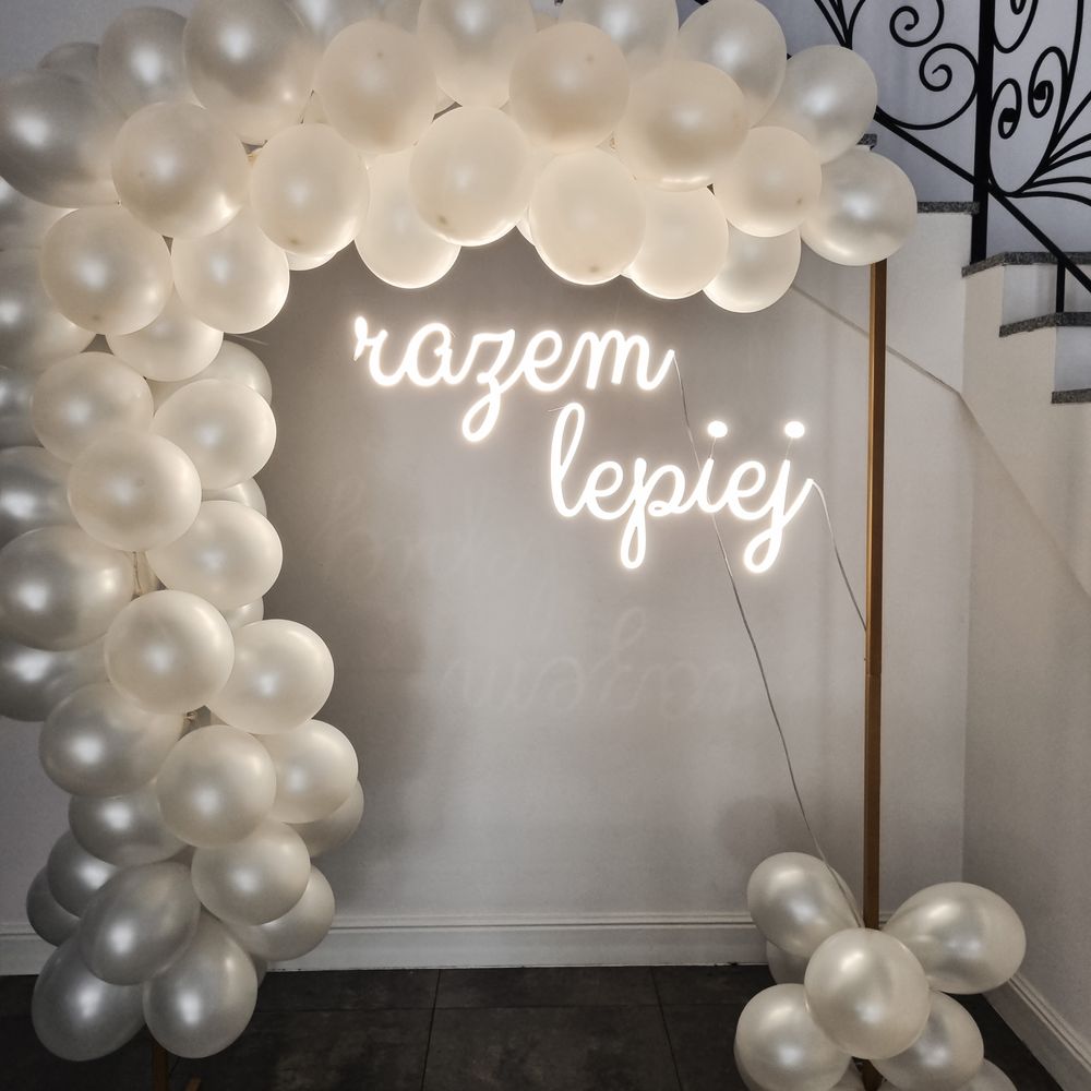 Napisy led- wynajem wesele, ślub, urodziny, baby shower