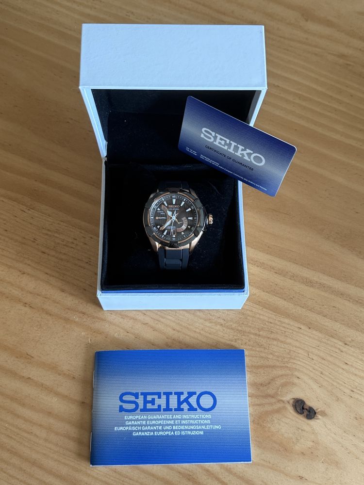 Seiko Velatura Kinetic Direct Drive Dourado